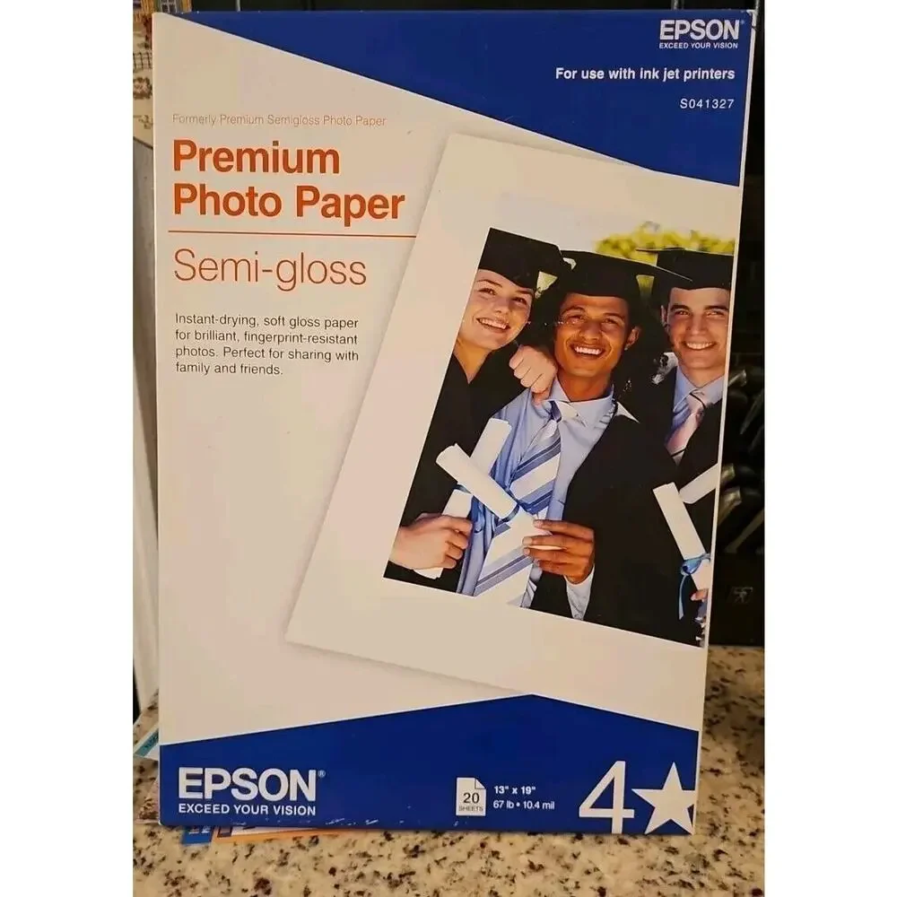 13x19 Epson S041327 SEMI-GLOSS Premium Photo Paper 13 